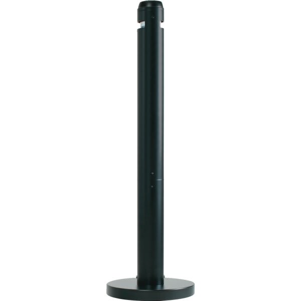 Rubbermaid Commercial Steel Outdoor Smokers' Pole Ashtray Receptacle (Black)