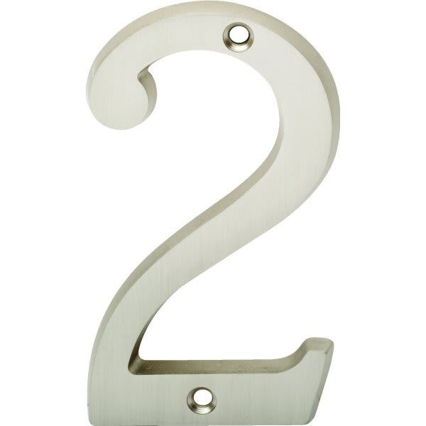 Hy-Ko 4" Satin Nickel Number 2