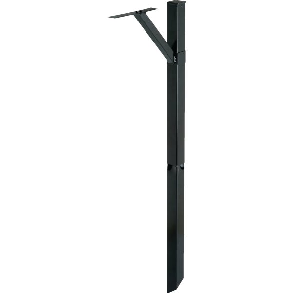 Gibraltar Mailboxes Steel Drive Post Kit In Black