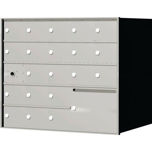 Florence Mfg 1400 Front Load Mailbox - 1 Master Door, 20 Mailboxes, 1 Outgoing