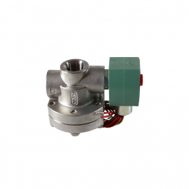 Asco 8223G12 3/4" N/C Stainless Steel High-Pressure Solenoid Valve 25-750 PSI