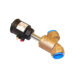 Asco 8290A20 1-1/2" N/C Motorized Piston Valve Angle Body