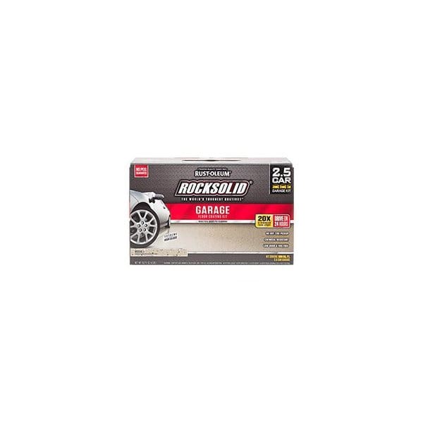 Rust-Oleum Rocksolid 152 Oz Mocha 2.5 Car Polycuramine Garage Floor Coating Kit