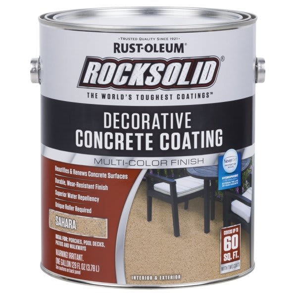 Rust-Oleum 128 Oz Sahara Decorative Concrete Coating Package Of 2
