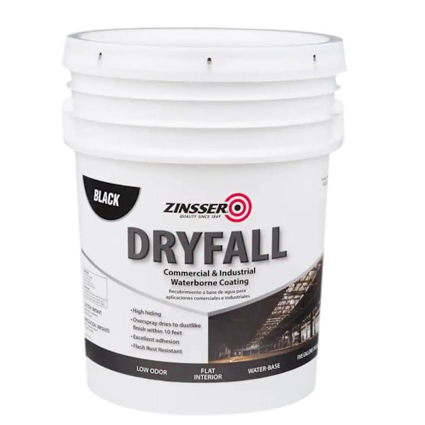 Zinsser 640 Oz Waterborne Dry Fall Black Coating