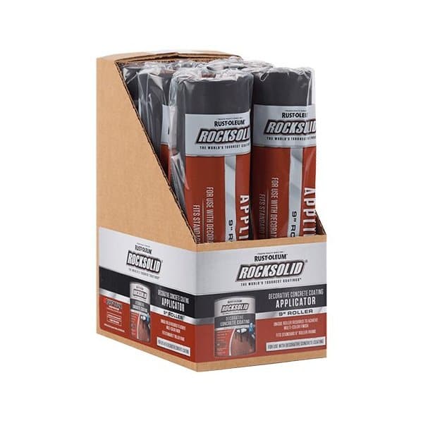 Rust-Oleum Rocksolid Decorative Concrete Coating Applicator 9" Package Of 6