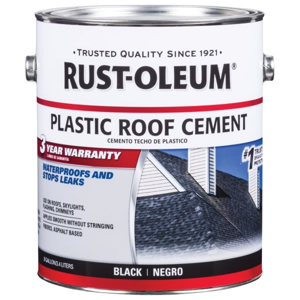 Rust-Oleum 115.2 Oz Plastic Roof Waterproof Cement Package Of 2