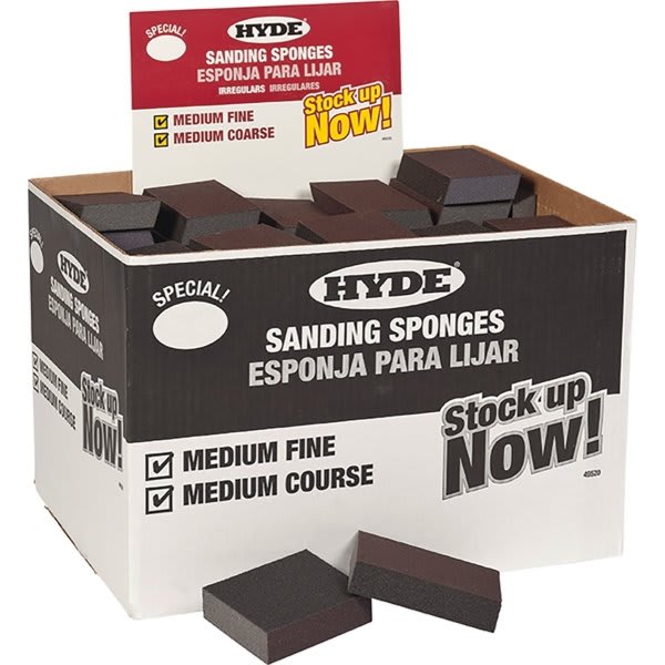 Hyde 49520 Irregular Sanding Block Box, Package Of 100