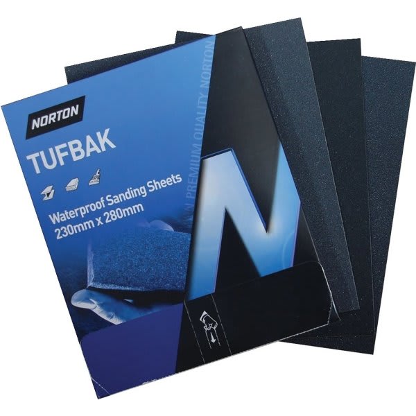 Norton 01294 9" X 11" 400a Tufbak Durite Waterproof Bulk, Package Of 250