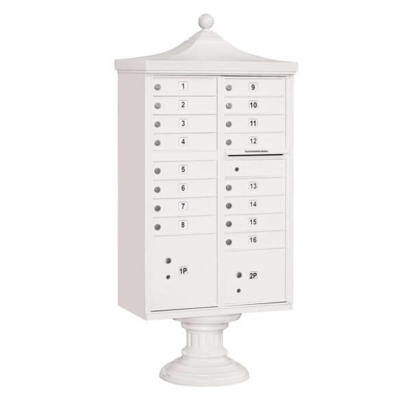 Salsbury Industries Regency Decorative-White-Includes Top-Cover-16a Size Doors