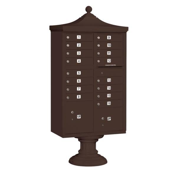 Salsbury Industries Regency Decorative-Bronze-Includes Top And Cover-Size 16a