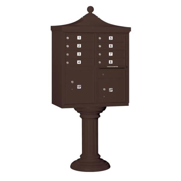Salsbury Industries Regency Decorative-Bronze-Includes Top And Cover