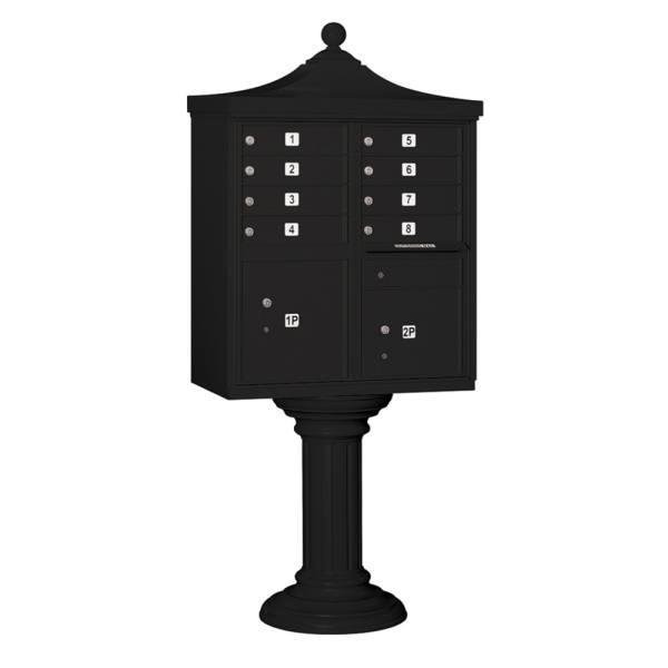 Salsbury Industries Regency Decorative- Black- -Includes Top And Cover