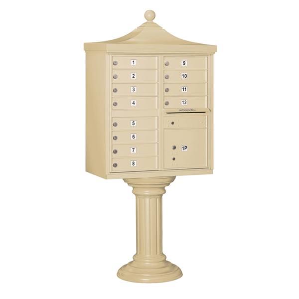 Salsbury Industries Regency Decorative- -Includes Top And Cover- Sandstone