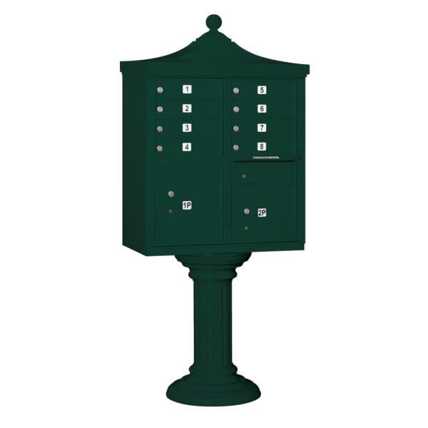 Salsbury Industries Regency Decorative- -Includes Top And Cover-Green
