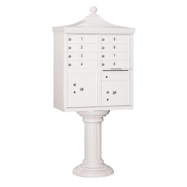 Salsbury Industries Regency Decorative- -Includes Top And Cover- White