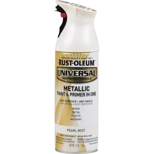 Rust-Oleum Pearl Mist All Surface Metallic Spray Paint And Primer, Package Of 6