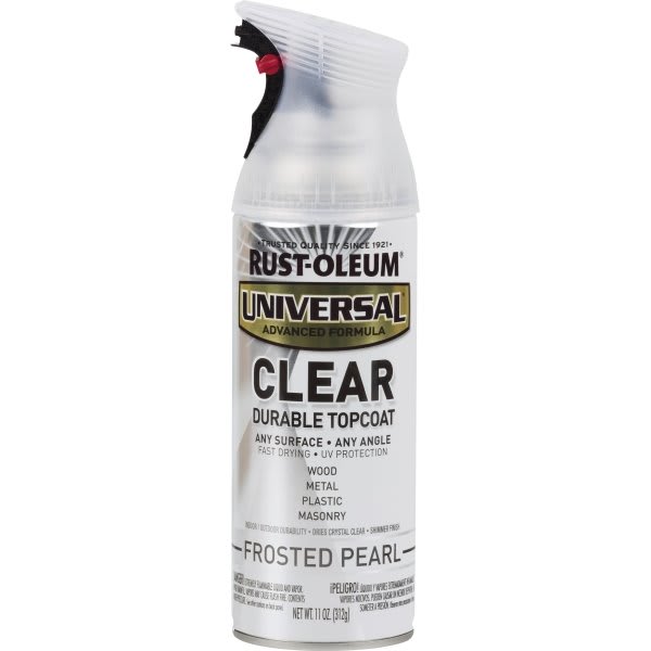 Rust-Oleum 11 Oz Clear Frosted Pearl Spray Paint, Package Of 6
