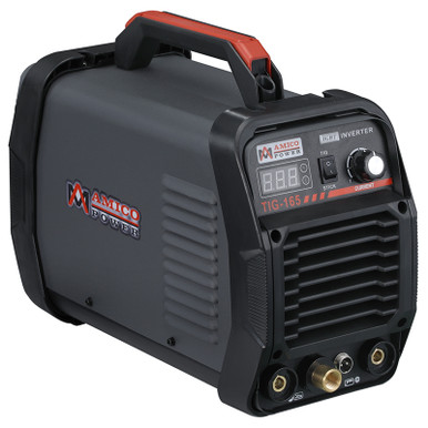TIG-165, 165 Amp TIG Stick Arc DC Welder, 100% Start, 110V/230V Dual Voltage Welding TIG-165