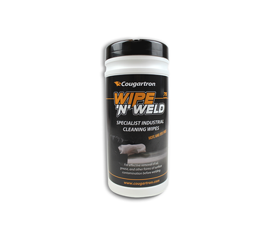 Cougartron Wipe'N' Weld - Pre-weld cleaning tips (Box of 6Tubes- 75 Wipes Per Tube) CW0002