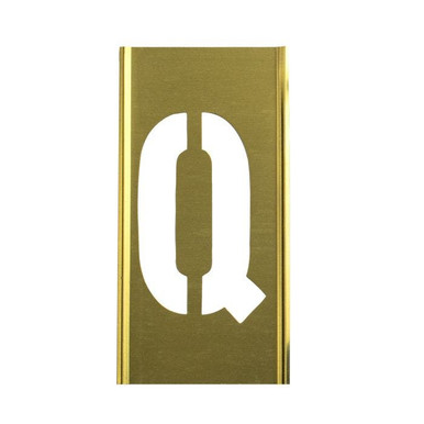 Stencil Sort-4" Brass Gothic Q 10014Q