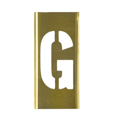 Stencil Sort-5" Brass Gothic G 10015G