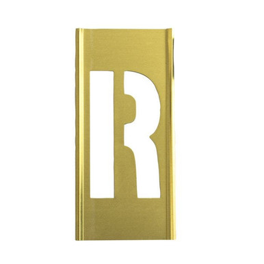 Stencil Sort-6" Brass Gothic R 10016R