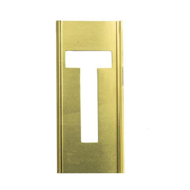 Stencil Sort-6" Brass Gothic T 10016T