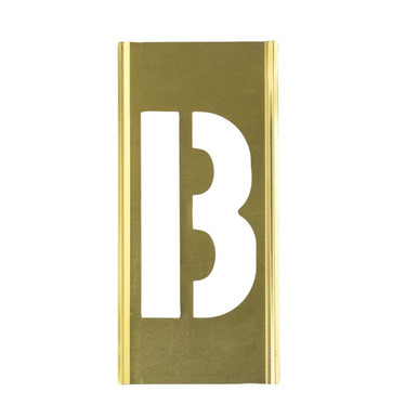 Stencil Sort-8" Brass Gothic B 10160B