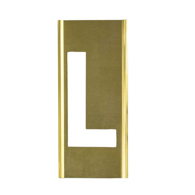 Stencil Sort-8" Brass Gothic L 10160L