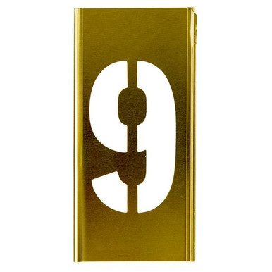 Stencil Sort-10" Brass Gothic 9 101619