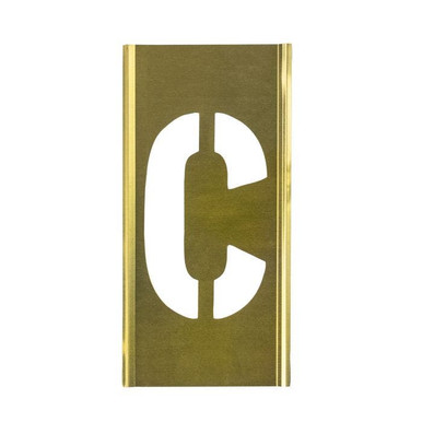 Stencil Sort-10" Brass Gothic C 10161C