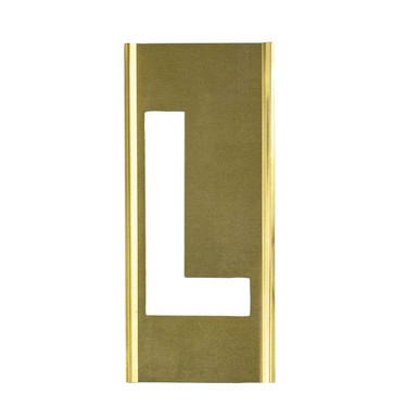Stencil Sort-10" Brass Gothic L 10161L