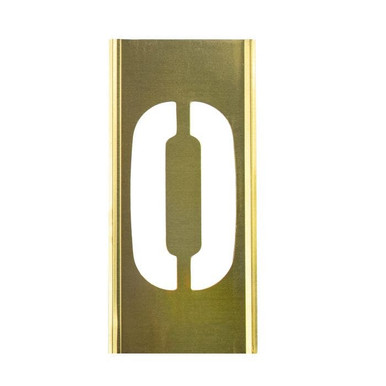 Stencil Sort-10" Brass Gothic O/0 10161O