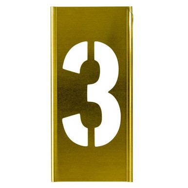 Stencil Sort-12" Brass Gothic 3 101623