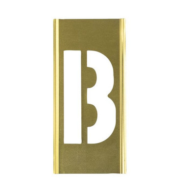 Stencil Sort-12" Brass Gothic B 10162B