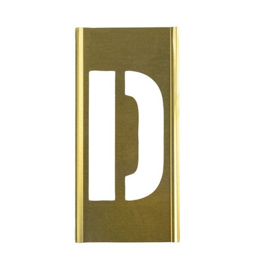 Stencil Sort-12" Brass Gothic D 10162D
