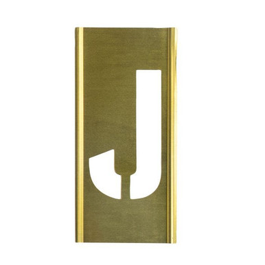 Stencil Sort-12" Brass Gothic J 10162J