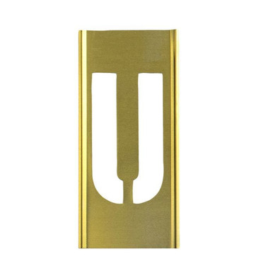 Stencil Sort-12" Brass Gothic U 10162U