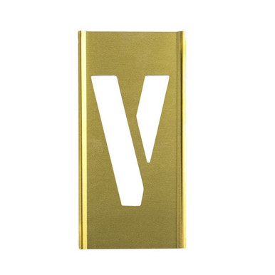 Stencil Sort-12" Brass Gothic V 10162V