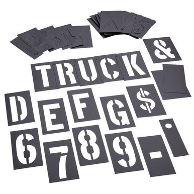 Stencil Set-Letter/Number 2" PVC 92Pcs. 10196