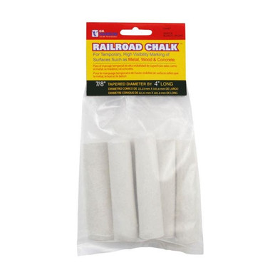Railroad Chalk-White 6Pcs. Carded 10467