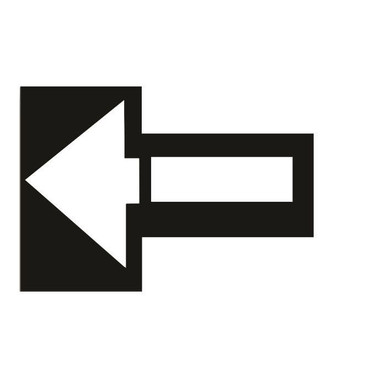 Stencil-(Straight Arrow Symbol) 37"Long PVC 12436