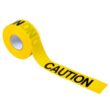 Barricade Tape-CAUTION 1000'X3"X3Mil 14995