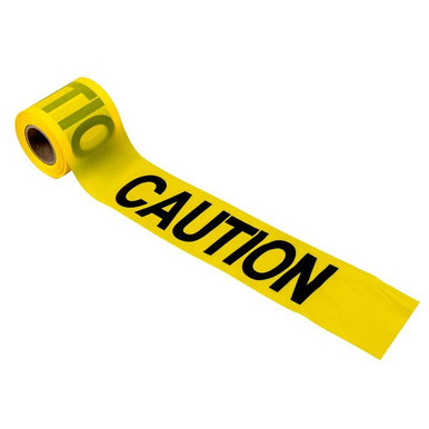Barricade Tape-CAUTION 200'x3"x2Mil 15001