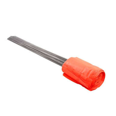 Stake Flags-30" Staff, 4"x5" Flag, Orange Fluorescent100Pcs. 15088