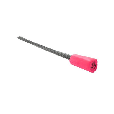 Stake Flags-36" Staff, 4"x5" Flag, Pink Fluorescent100Pcs. 15195
