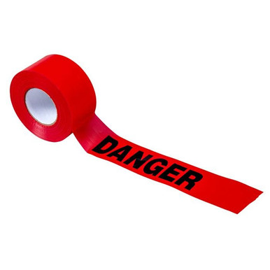 Barricade Tape-DANGER 1000'x3"x2Mil Red 16003
