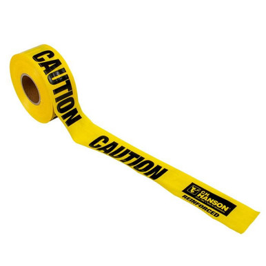 Barricade Tape-CAUTION 500'x3"x5Mil Reinforced 16030