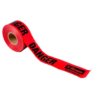 Barricade Tape-DANGER 500'x3"x5Mil Reinforced 16031